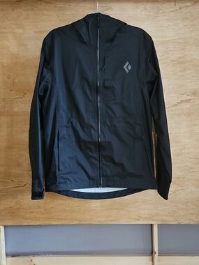 Men's Black Diamond Rain Jacket